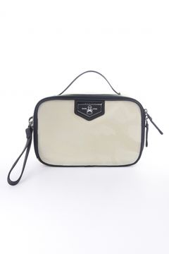 PREMIUM GAUGE 2-WAY POACH / コーデュラナイロン レザーパイピング オリジナルカモジャカード 2WAYポーチ (アイスグレー)