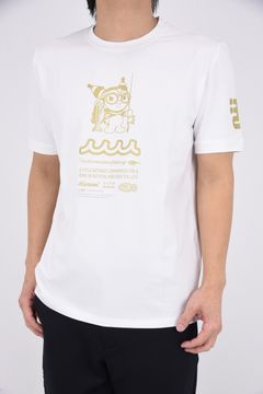 【26SS】 Kuromi × muta MARINE Fishing STRETCH T-SHIRT / Kuromiコラボレーション Tシャツ (ホワイト)