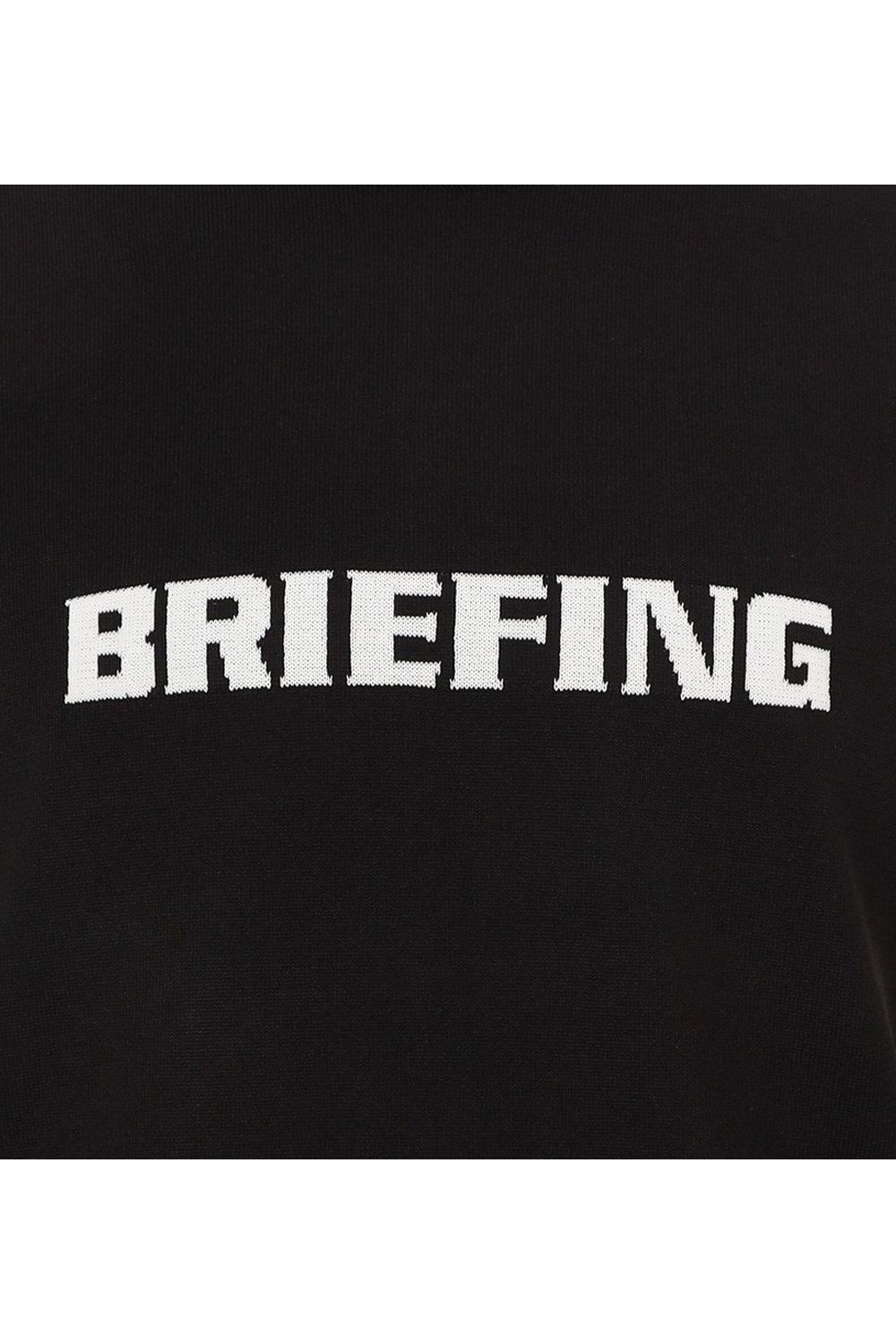 【26SS】 MEN'S WR CREWNECK KNIT VEST / 超撥水糸 ブランドロゴジャカード ニットベスト (ブラック)