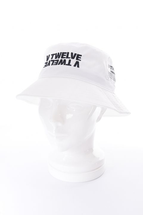 【26SS】 INVERT HAT / ブランドロゴ刺繍 バケットハット (ホワイト)