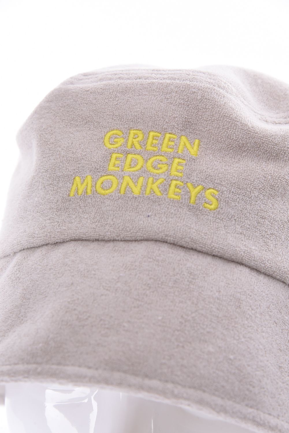 【26SS】 BUCKET HAT / パイル生地 ブランドロゴ刺繍 バケットハット (ベージュ)