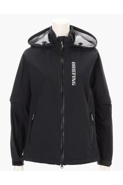 【26SS】【レディース】 WOMEN’S WATERPROOF BLOUSON / マイクロリップナイロン 2WAYレインジャケット (ブラック)