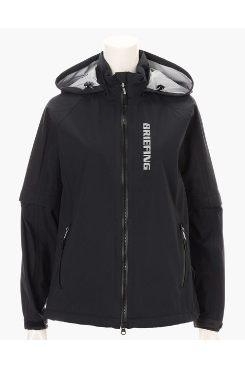 【26SS】【レディース】 WOMEN’S WATERPROOF BLOUSON / マイクロリップナイロン 2WAYレインジャケット (ブラック)