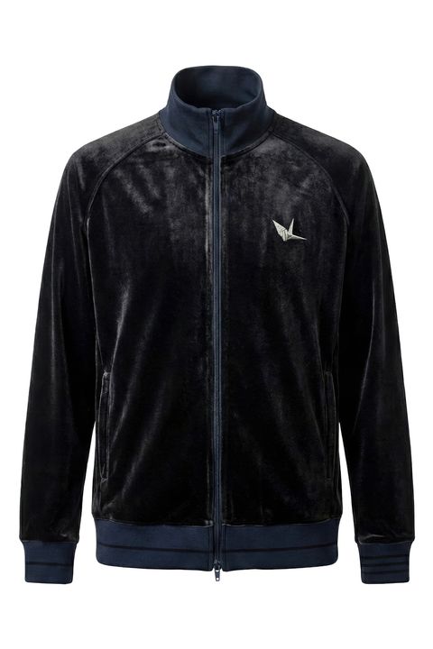 【26AW】 Velour Piping Jacket / ベロア パイピングジャケット (グレー)