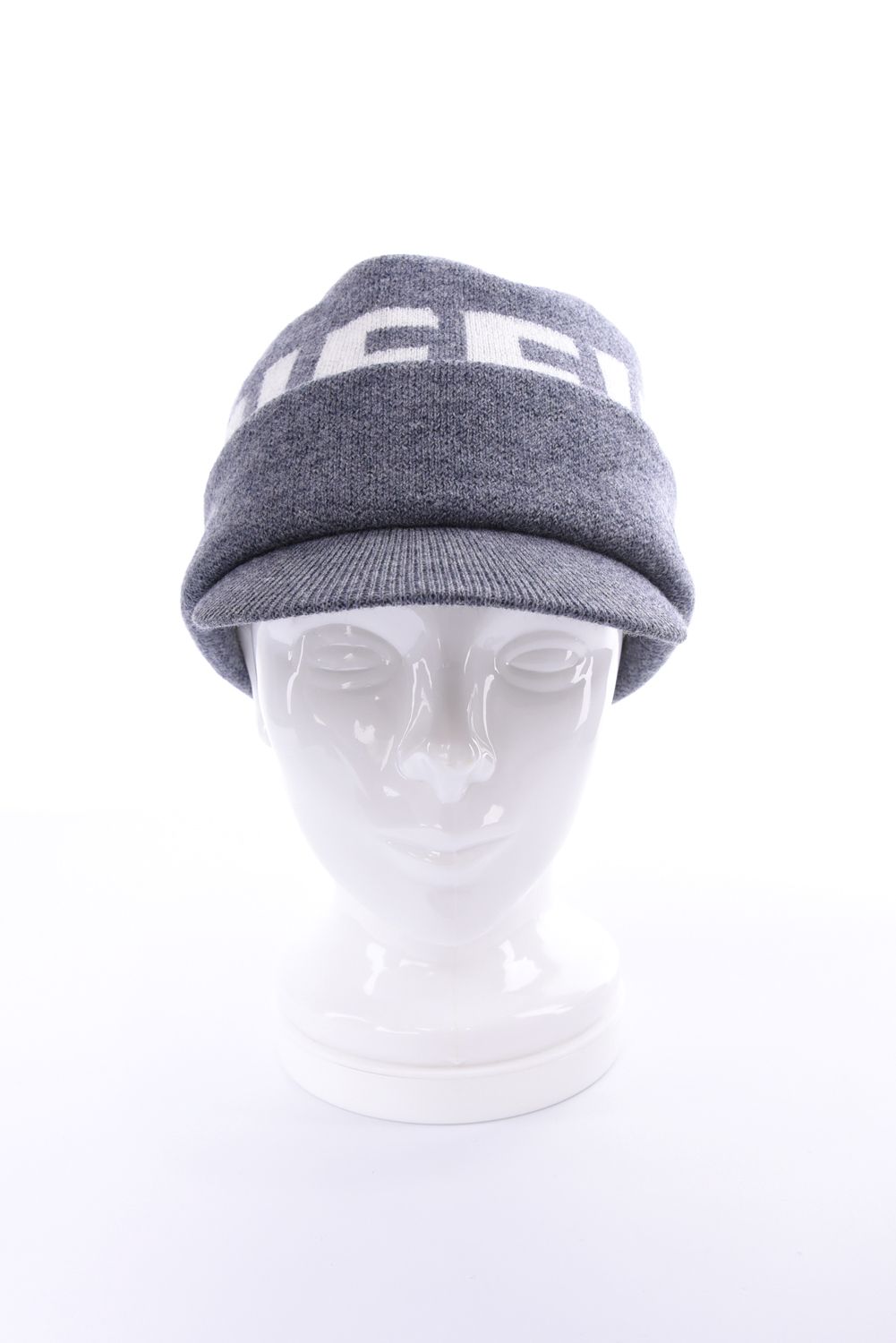 【26AW】 MEN’S WR WOOL KNIT WORK CAP / ブランドロゴ ワークキャップ (グレー)