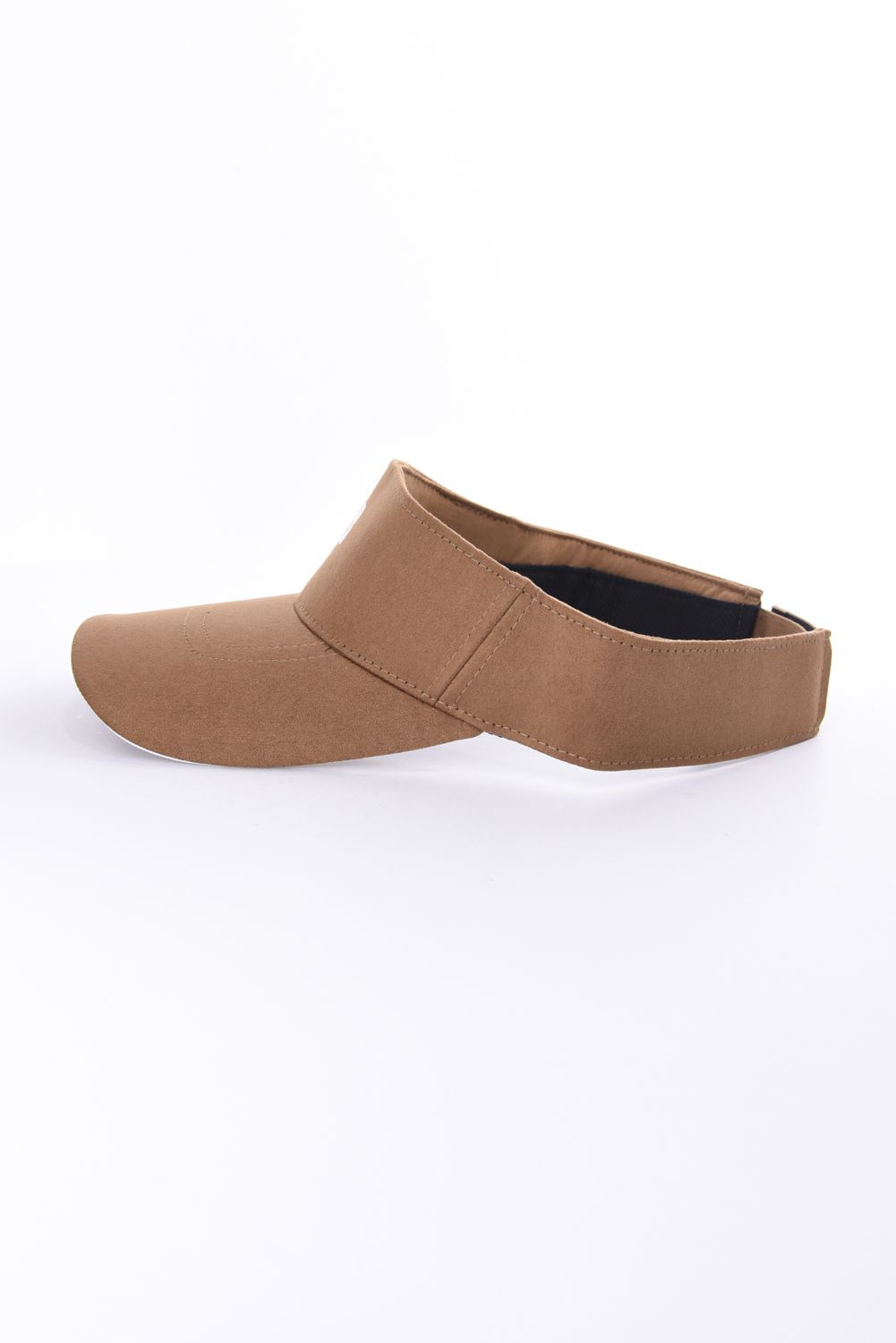 【26AW】 MEN’S SUEDE SMALL BG LOGO VISOR / スウェード素材 スモールBGロゴ サンバイザー (ベージュ)