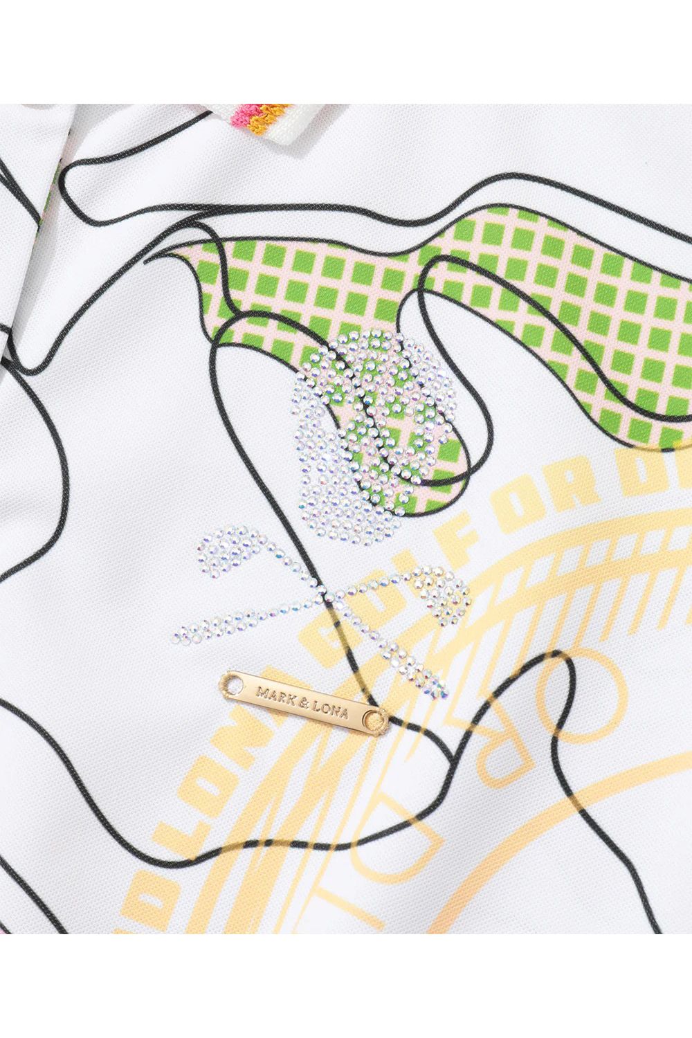 【26SS】【レディース】 AXON CAMO AIRTECH MICRO-PIQUÉ ZIP POLO / マイクロカノコ素材 カモフラージュプリント ポロシャツ (ホワイト)