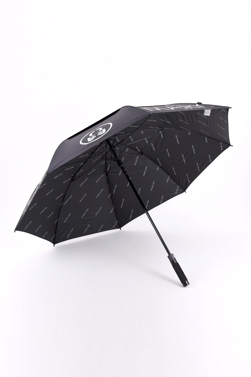 【26AW】 SHELTER CANOPY UMBRELLA / レインボーカモ 自動オープン機能 UVカット 大型アンブレラ (ブラック)