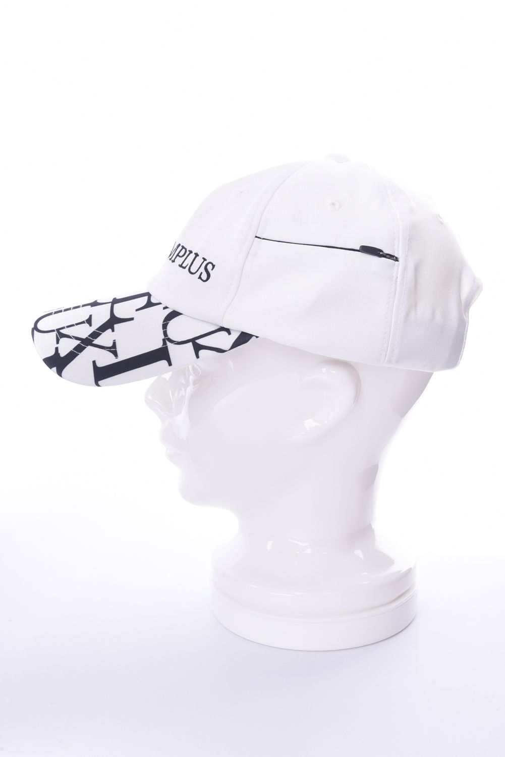 LOGO PATTERN CAP / オリジナル 総柄ロゴ ベースボールキャップ (ホワイト)