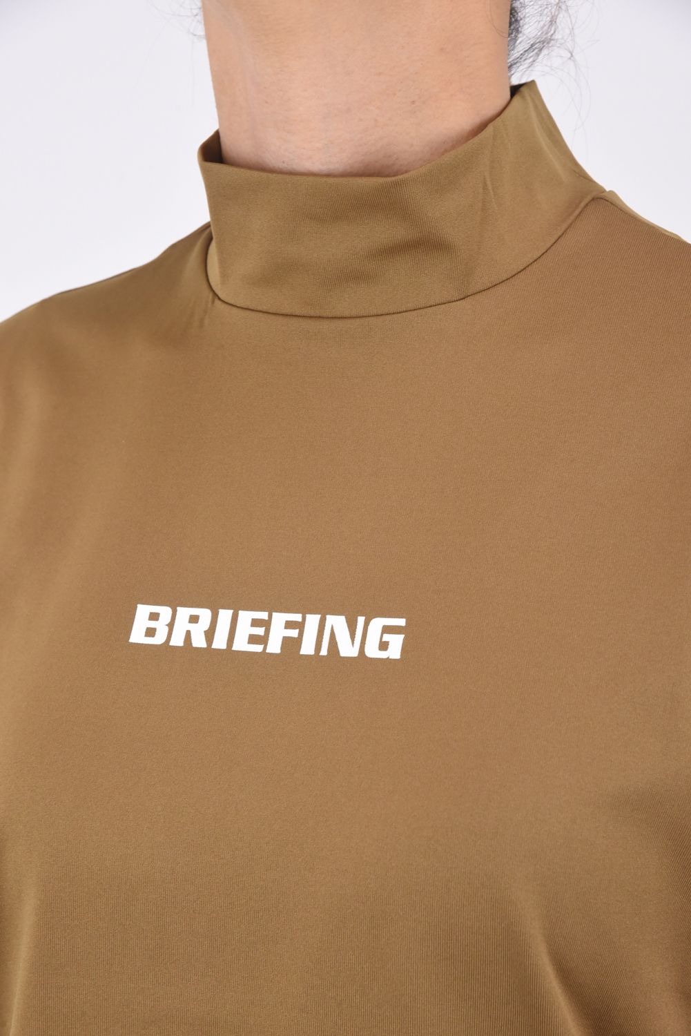 BRIEFING - WOMENS TOUR HIGH NECK / BRIEFINGロゴ ハイネックシャツ