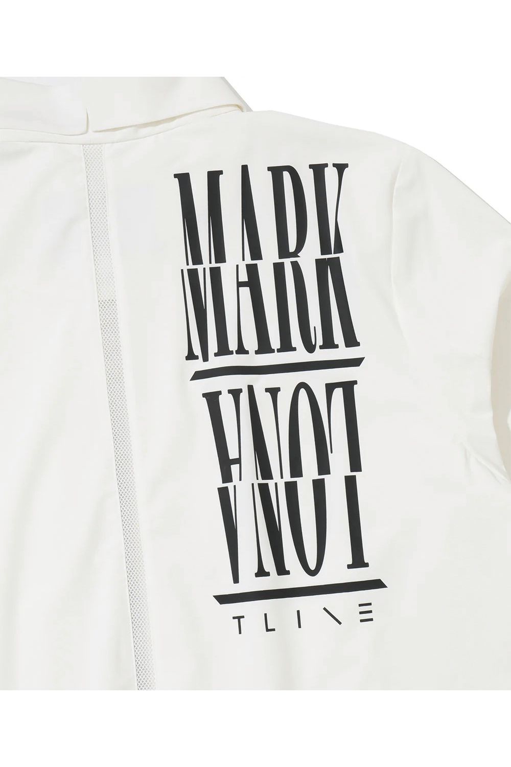 【26SS】【レディース】【T-LINE】 VELOCITY DUAL COLLAR PERFORMANCE JACKET / モノトーン ポリエステルトリコット ハイストレッチジャケット (ホワイト)