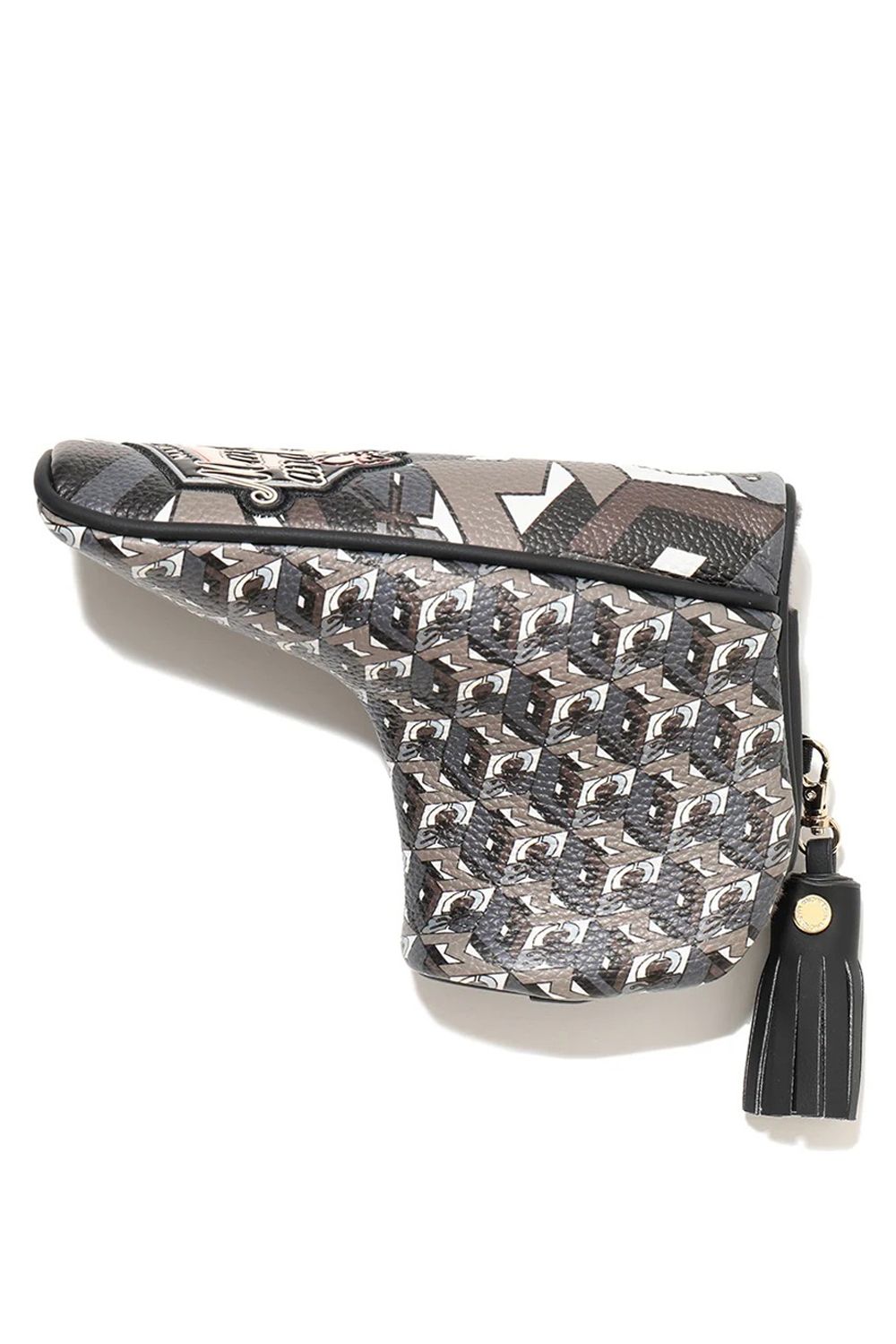 【26AW】 PRISME PUTTER COVER / 3Dキューブパターン シンセティックレザー ピンタイプ パターカバー (ブラック)