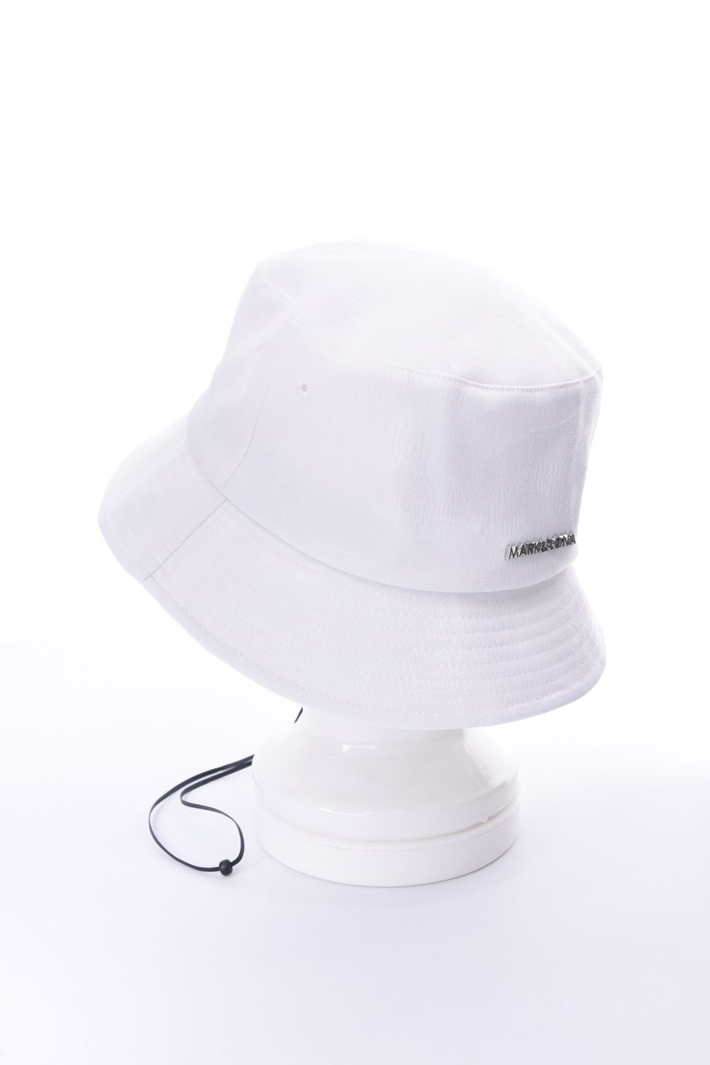 【26SS】 GAUGE CAMO BUCKET HAT / カモフラージュパターン メタルプレート バケットハット (ホワイト)