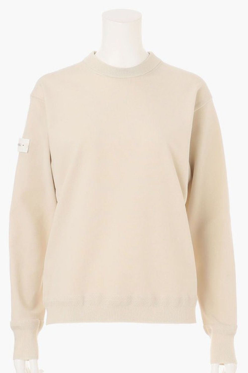 【25AW】【レディース】 WOMEN’S WR CREWNECK KNIT / 超撥水糸 袖ワッペン クルーネックニット (ベージュ)
