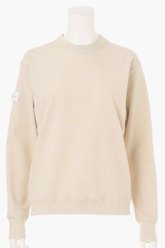 【25AW】【レディース】 WOMEN’S WR CREWNECK KNIT / 超撥水糸 袖ワッペン クルーネックニット (ベージュ)