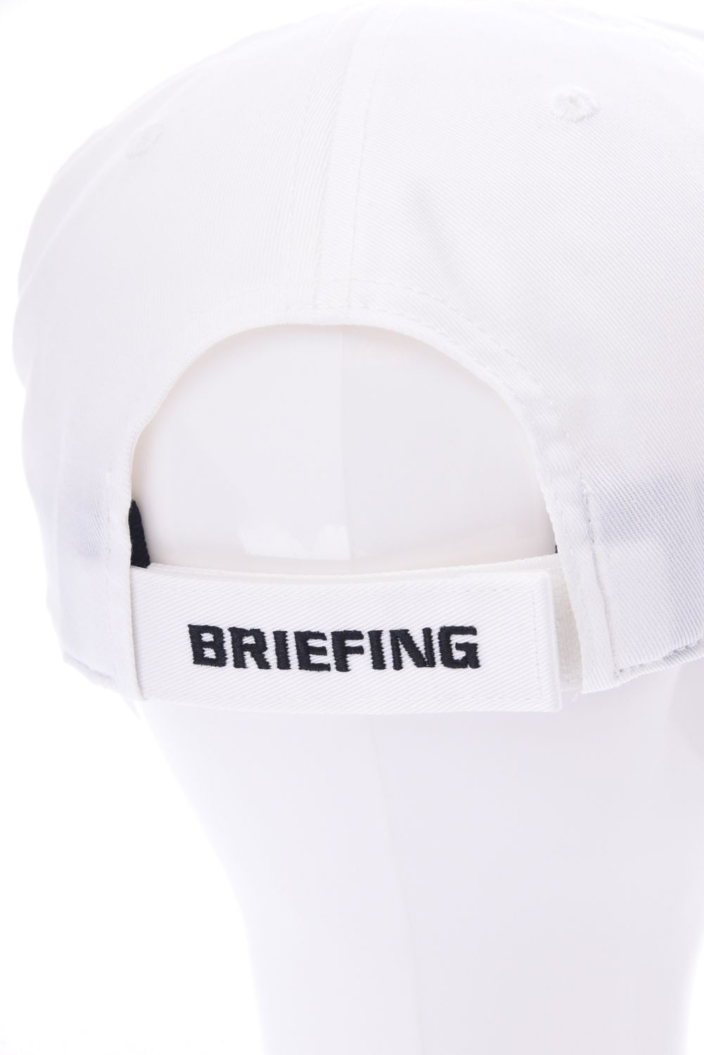 【26SS】 MEN’S BG LOGO FLAT VISOR CAP / BGロゴ フラットキャップ (ホワイト)