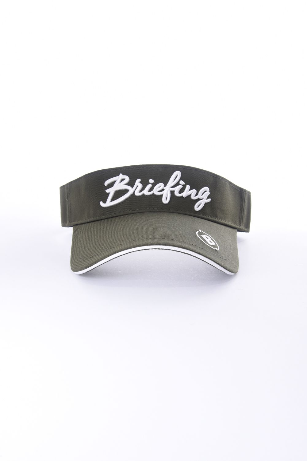 【レディース】WOMENS BASIC VISOR / ロゴ刺繍 ベーシック サンバイザー (オリーブ)