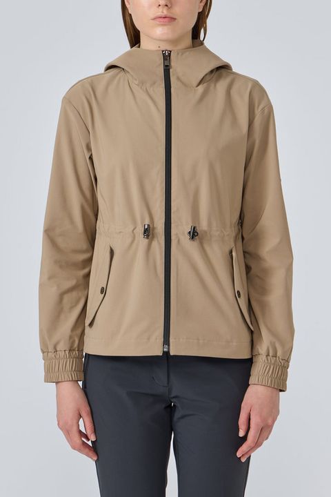 【25AW】 【レディース】 耐久はっ水防風フルジップ フーディー ジャケット (ブラウン)