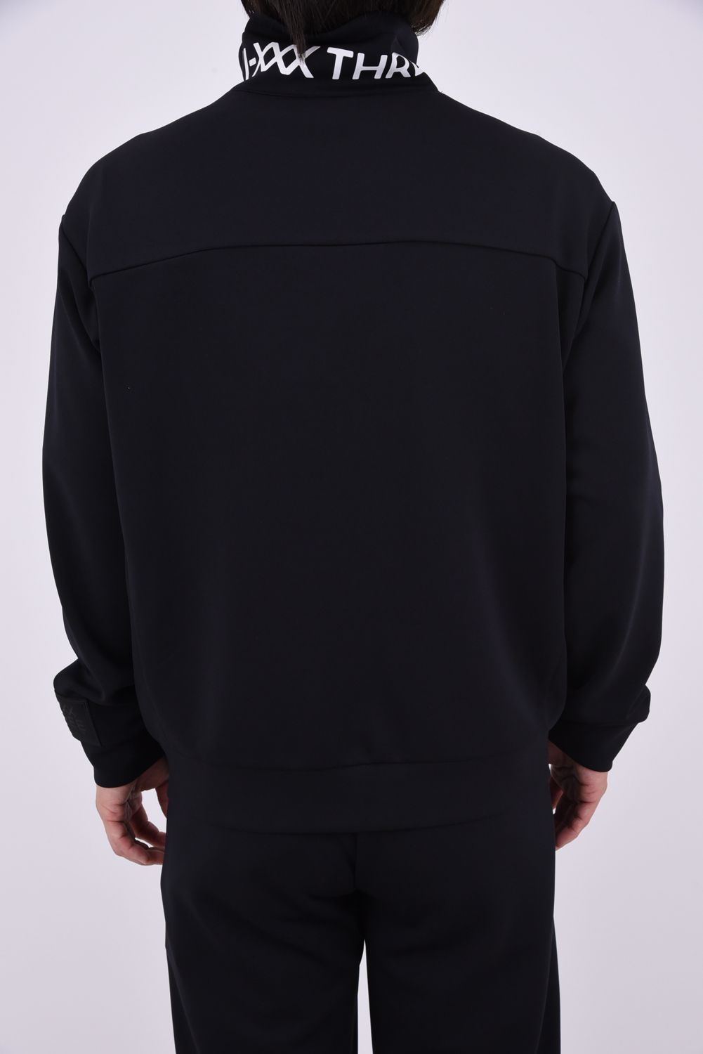 【26AW】 LIGHT PONCH FULLZIP TRACK JERSEY / 軽量ダンボールニット ジップアップ トラックジャージ (ブラック)