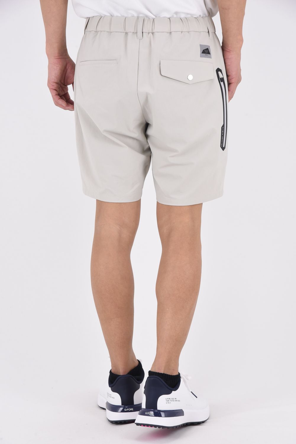【26SS】 Makani Shorts / フラップポケット 4WAYストレッチ ベイカーショーツ (アイスグレー)