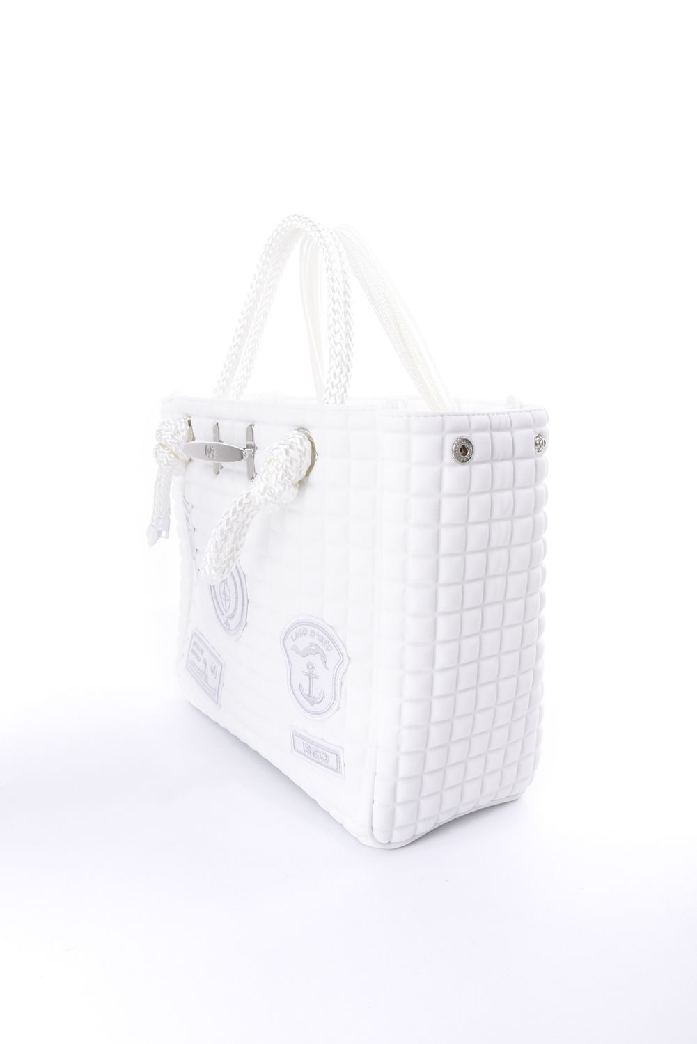 CLEAT TOTE mini TOM1003PA2 / クリート トート ミニバッグ スクエア （ホワイト/パッチ）*