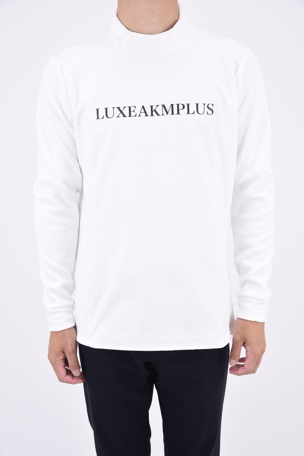 WINDPROOF MOCK / ウィンド プルーフ モックネック Tシャツ (ホワイト)