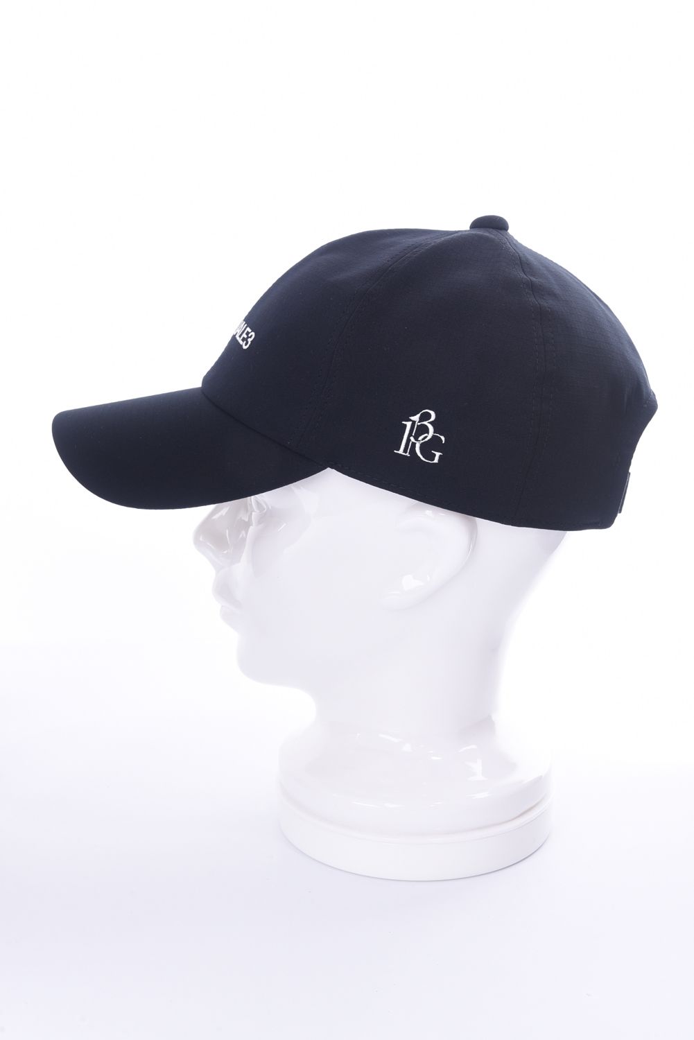 6 PANEL CAP / 113ロゴ 刺繍 6パネル ベースボール キャップ (ブラック)