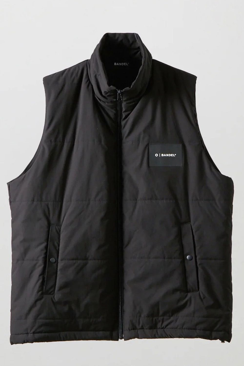 【26AW】 PUFFER VEST / ブランドロゴパッチ パファーベスト (ブラック)