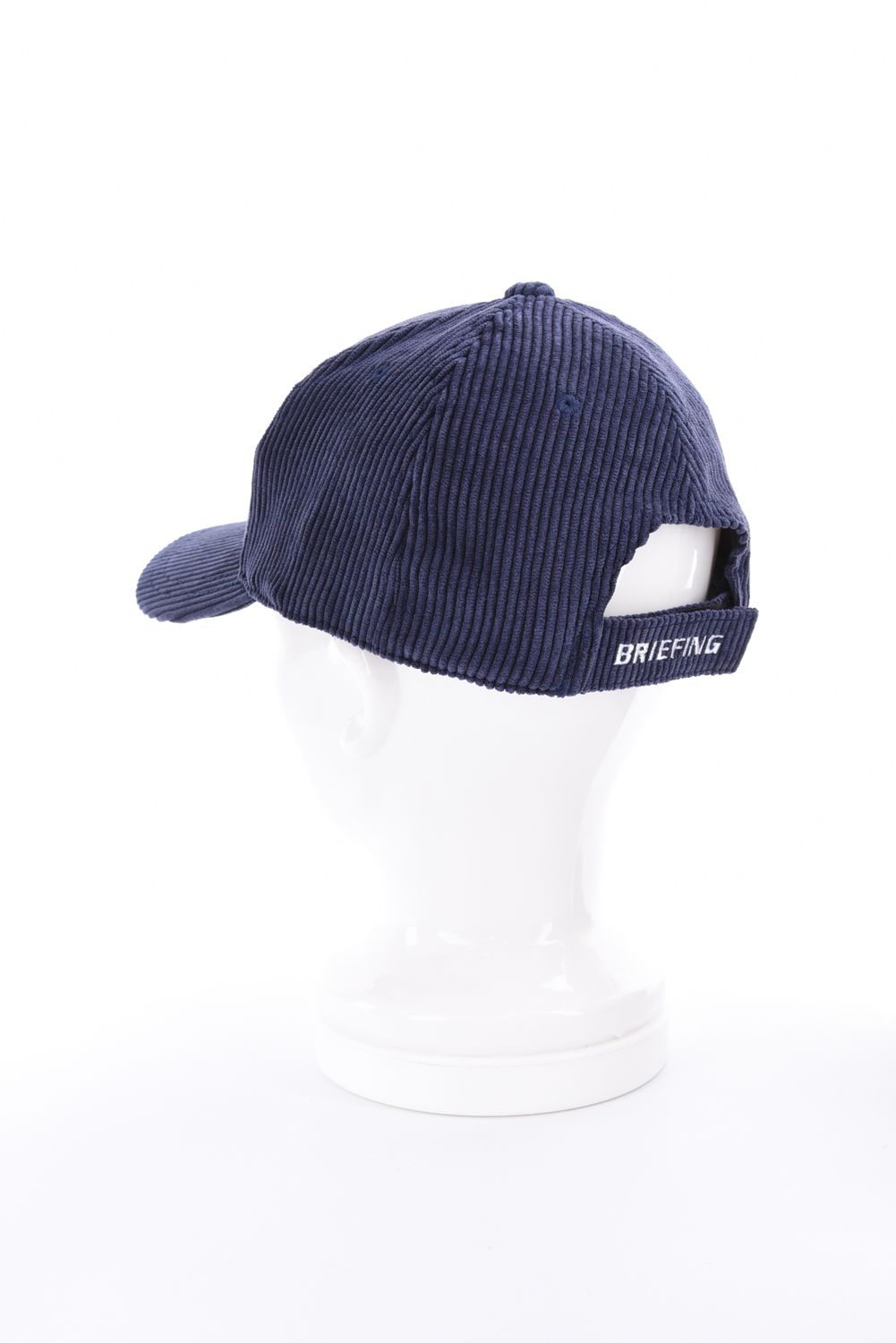 【26AW】 MEN’S CORDUROY OVAL LOGO CAP / コーデュロイ生地 オーバルロゴワッペン キャップ (ネイビー)