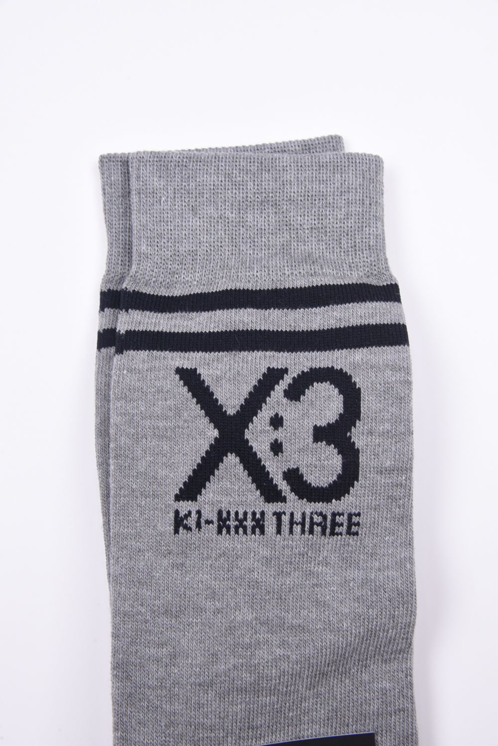 REGULAR LINE LOGO SOCKS / レギュラー ラインロゴ ソックス (グレー杢)
