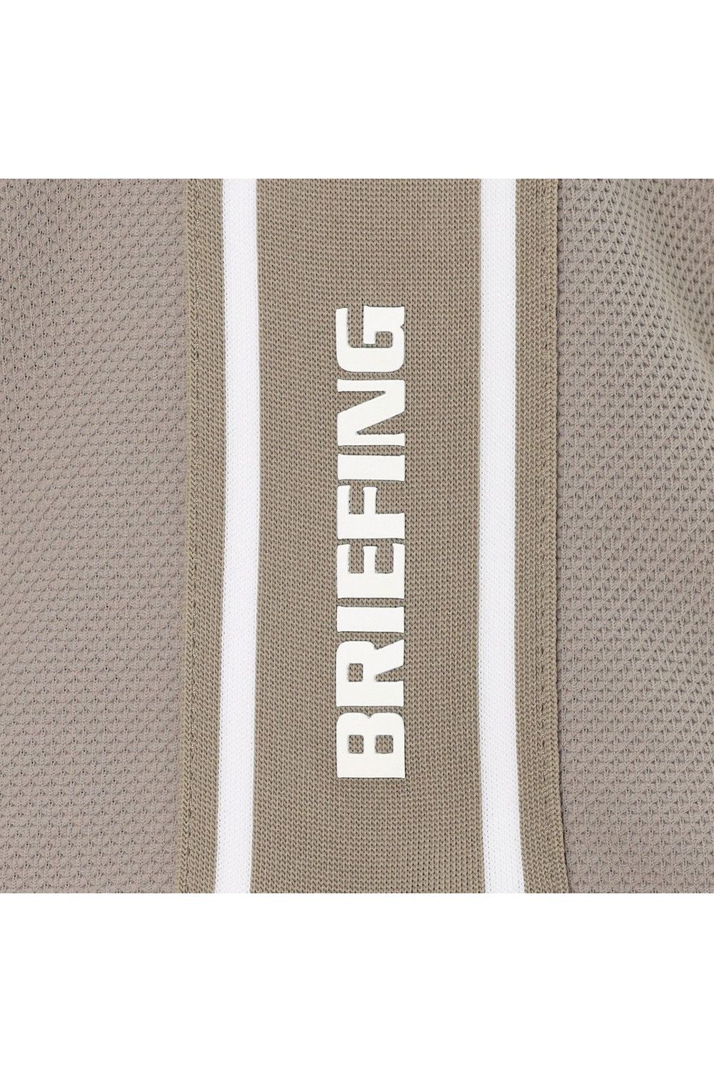 【26SS】【レディース】 WOMEN’S LINE HIGHNECK RF / カノコ生地 ラインロゴテープ リラックスフィット モックネックTシャツ (ライトブラウン)