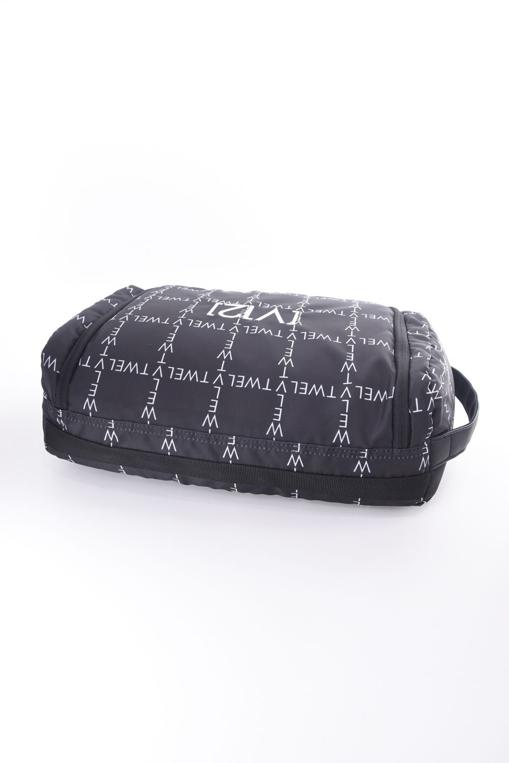 【26SS】 TYPO GRID SHOES CASE / ブランドロゴ シューズケース (ブラック)