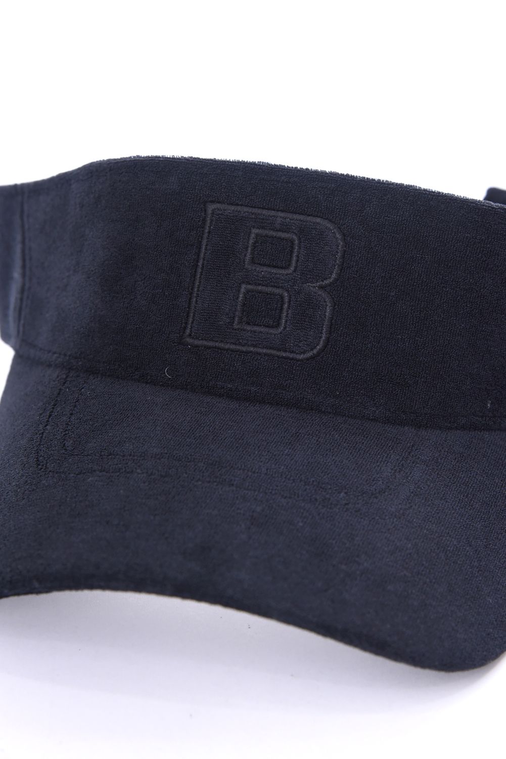 MEN’S PILE INITIAL VISOR / パイル地 サンバイザー （ブラック）
