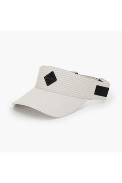 【26SS】 MEN’S SEERSUCKER VISOR / シアサッカー ダイヤモンドロゴ サンバイザー (ベージュ)