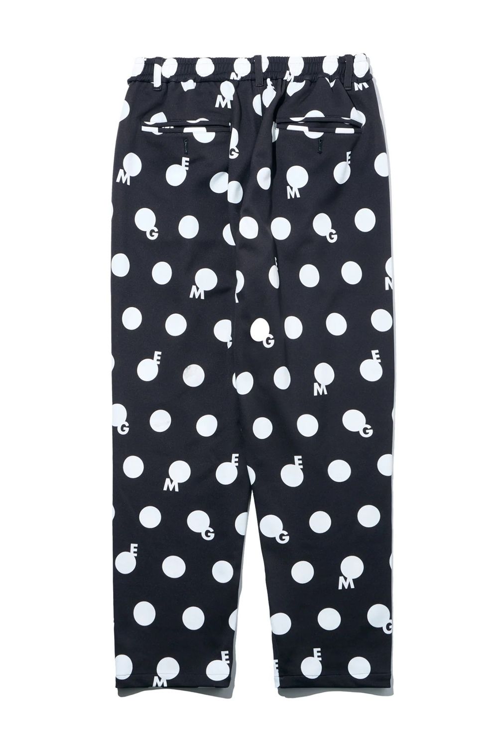 【26AW】 ORIGINAL PRINT DOT PANT / ドット柄プリント テーパードパンツ (ブラック)