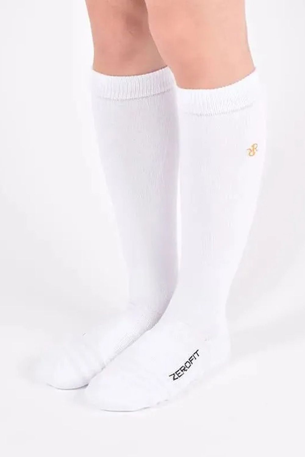 【ZEROFITコラボ】 【レディース】 RR LOGO HIGH SOCKS / RRロゴハイソックス （ホワイト）