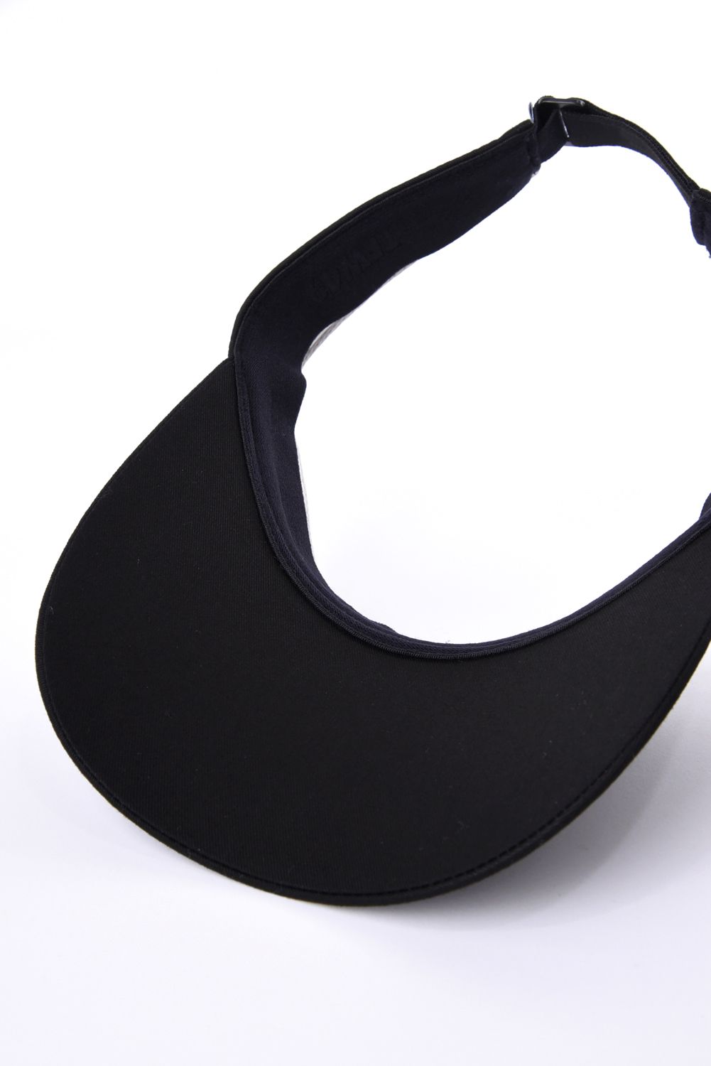 TWILL SUN VISOR / ブランドロゴ サンバイザー (ブラック)