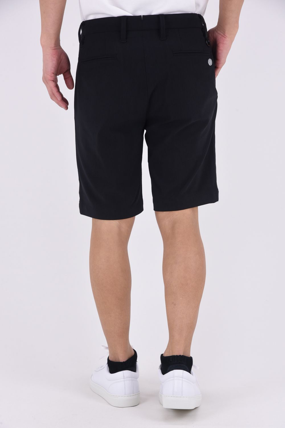 【26SS】 MEN'S NYLON CORDUROY SHORT PANTS / ナイロンコーデュロイ ショートパンツ (ブラック)