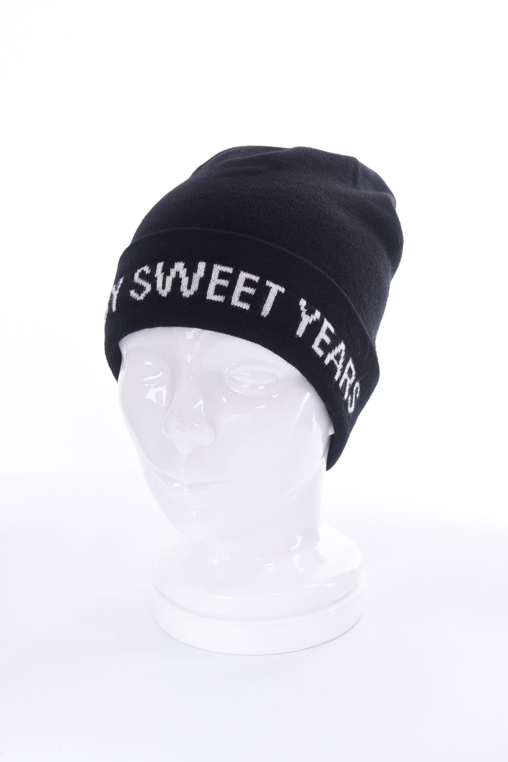 WASHABLE WOOL KNIT CAP / ウォッシャブルウール ニットキャップ ブラック*