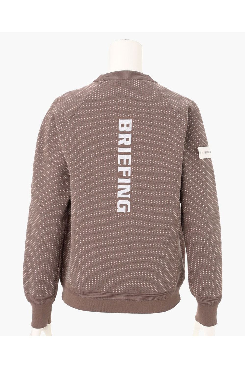 【26AW】【レディース】 WOMEN’S BIRDS EYE KNIT CREWNECK / バーズアイパターン クルーネックニット (モカ)