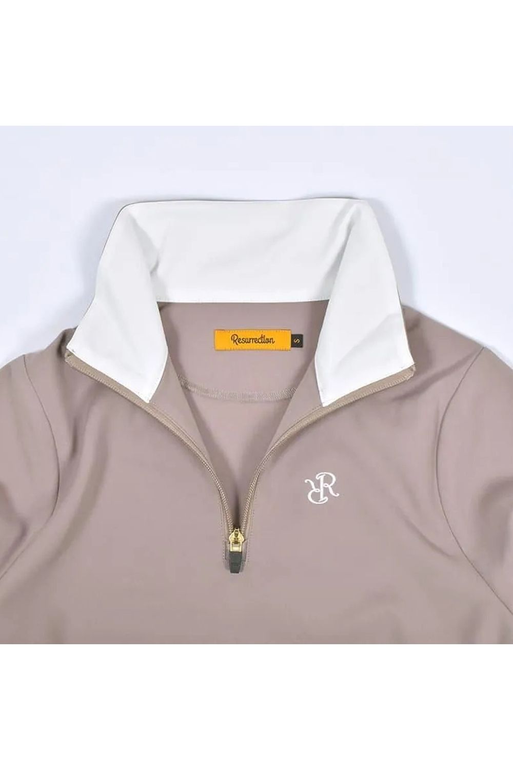 【26AW】【レディース】 DETACHABLE HALF ZIP SHIRT / スムースストレッチ生地 スリーブデタッチャブル 2WAYハーフジップシャツ (ベージュ)*