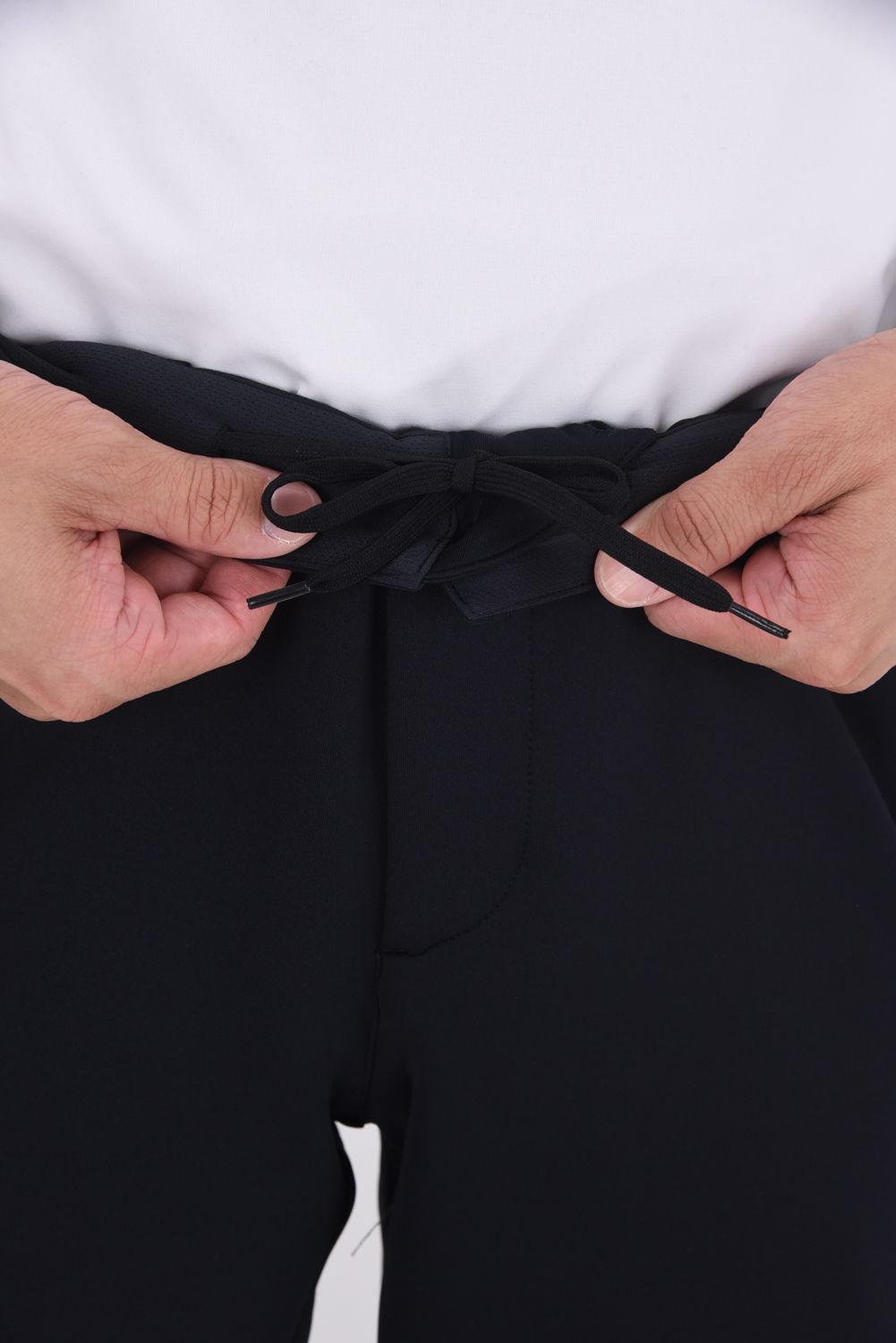 【25AW】 MEN'S 3D LOGO JOGGER PANTS / 3Dロゴ ストレッチジャージ ジョガーパンツ (ブラック)