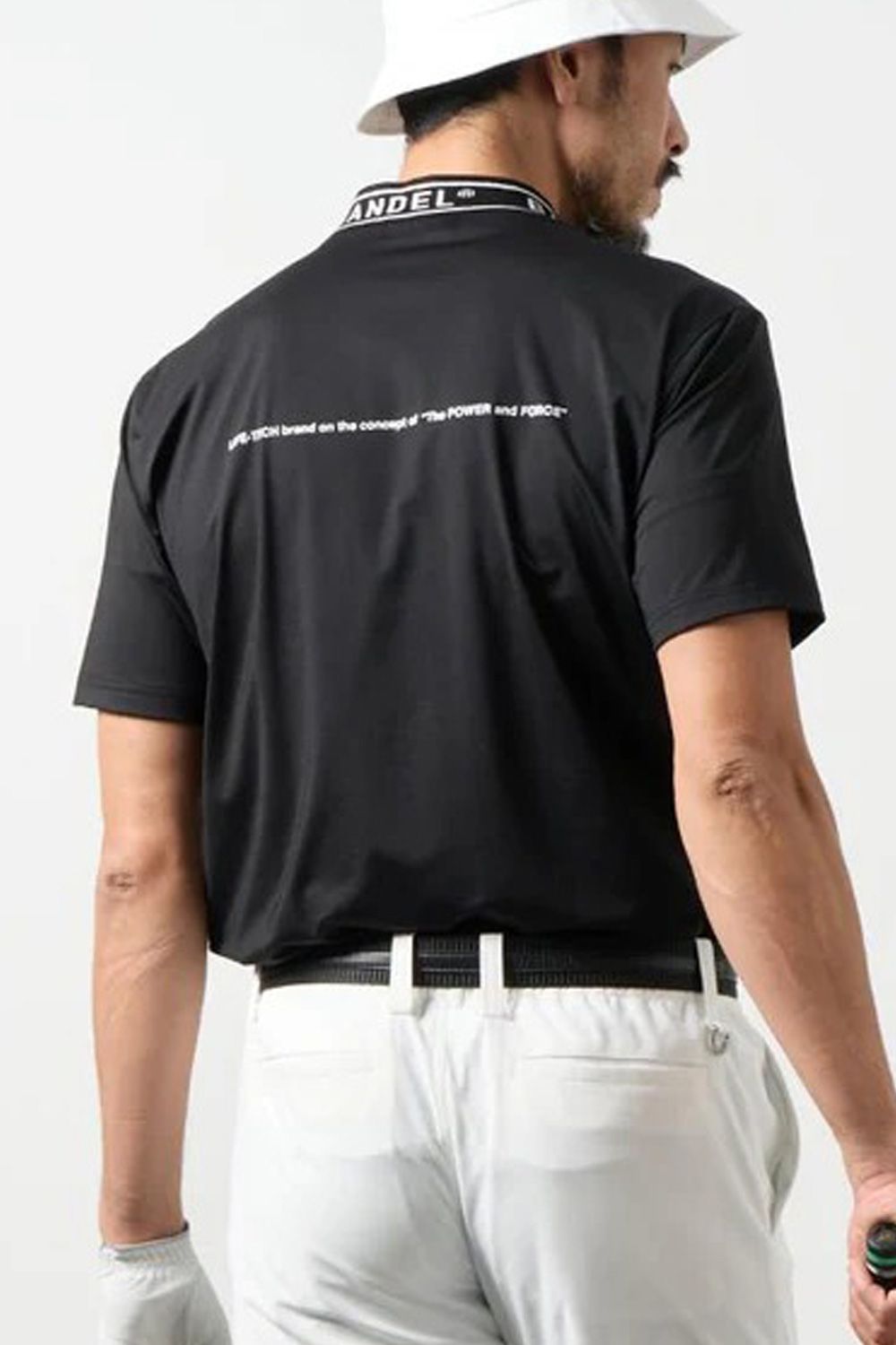 【26SS】 JACQUARD MOCK NECK / ジャガードモックネックシャツ (ブラック)