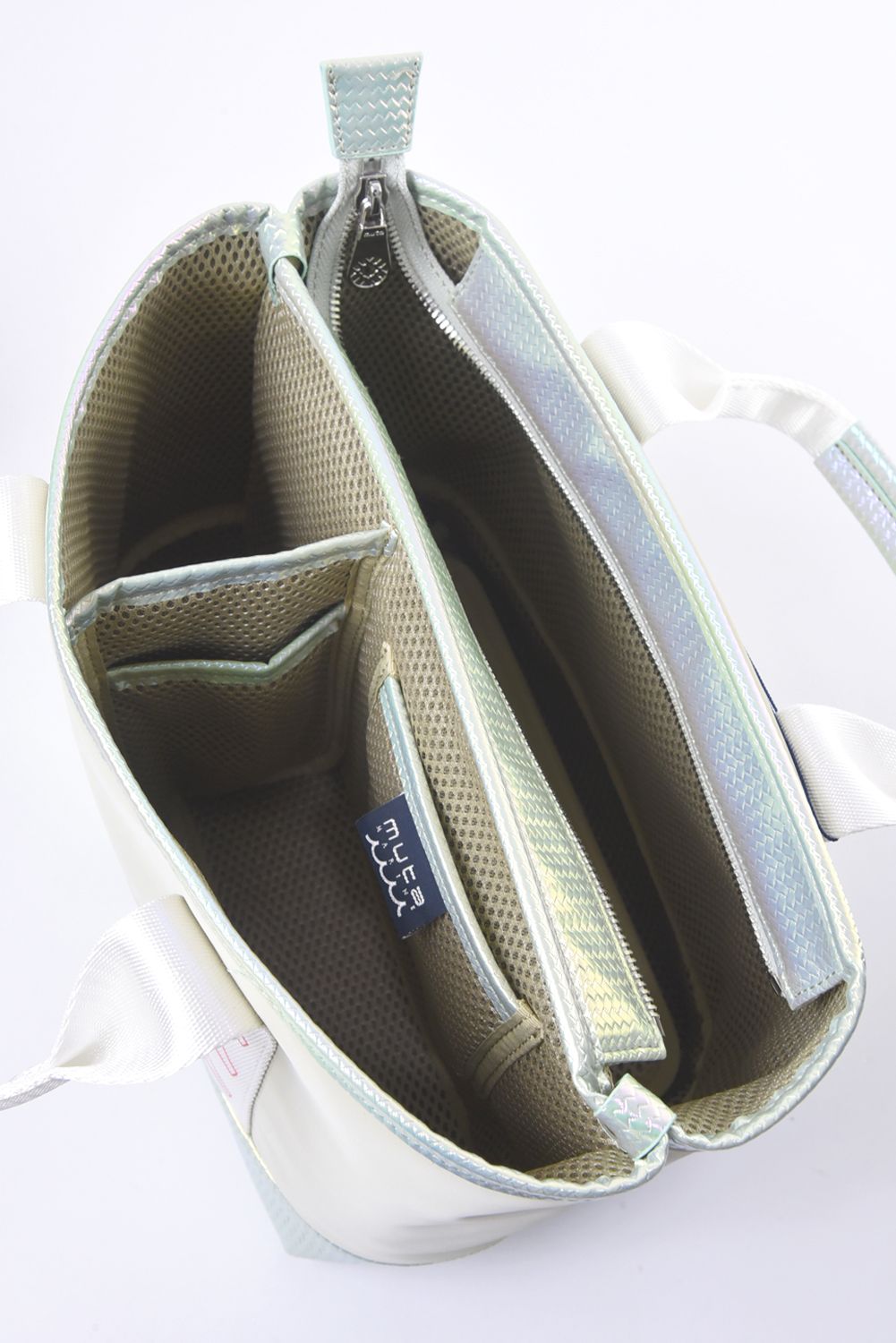 PARTITION TOTE BAG / オーロラ パーテーショントートバッグ (グレー)