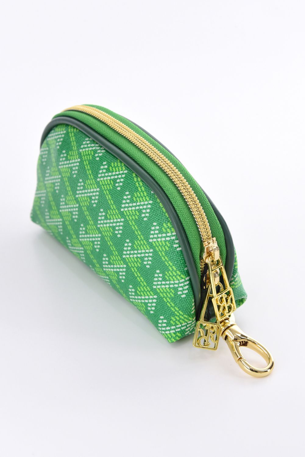 【プレゼント好適品】 KIWI PETIT (キウィ プチ)  / ブランド オリジナルテキスタイル プチ ポーチ (ライトグリーン)*