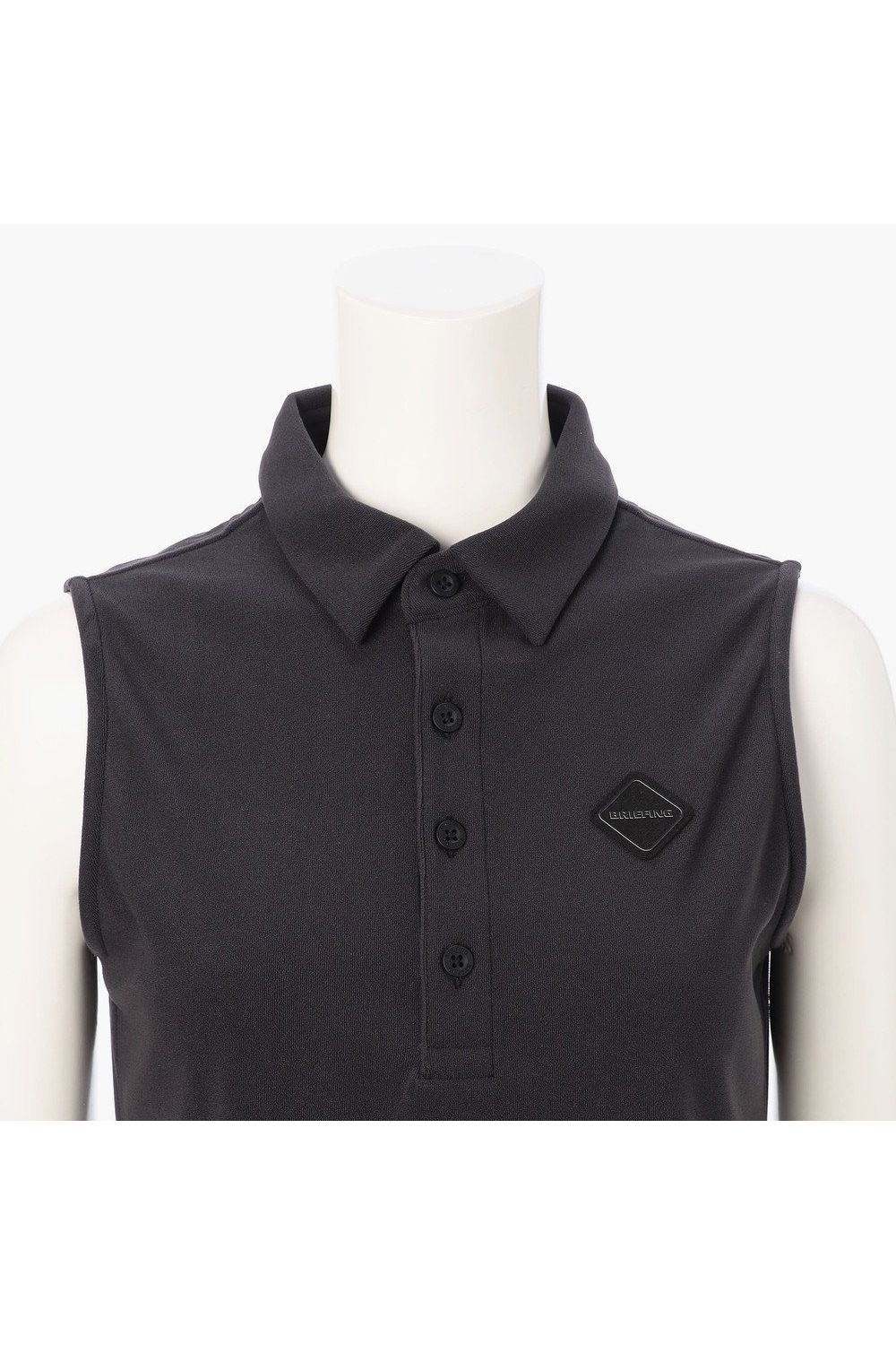 【26SS】【レディース】 WOMEN’S DRY PILE NS SHIRT / ドライパイル生地 ノースリーブポロシャツ (ブラック)