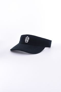 PILE VISOR / ルチャロゴ 刺繍 パイル サンバイザー (ブラック)