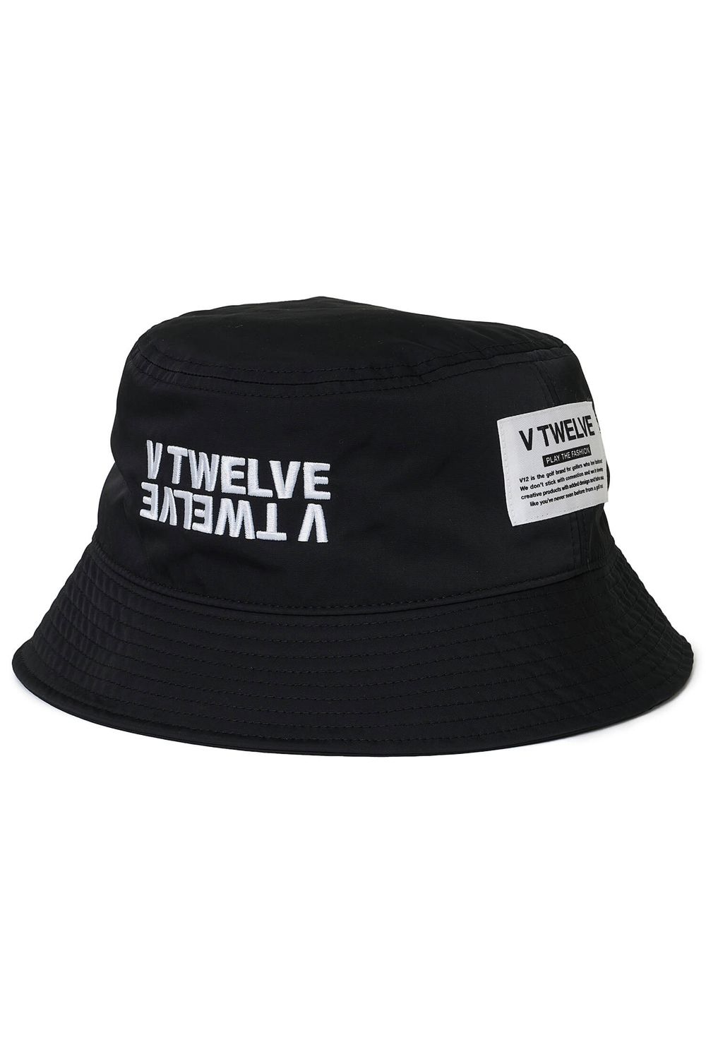 【26SS】 INVERT HAT / ブランドロゴ刺繍 バケットハット (ブラック)