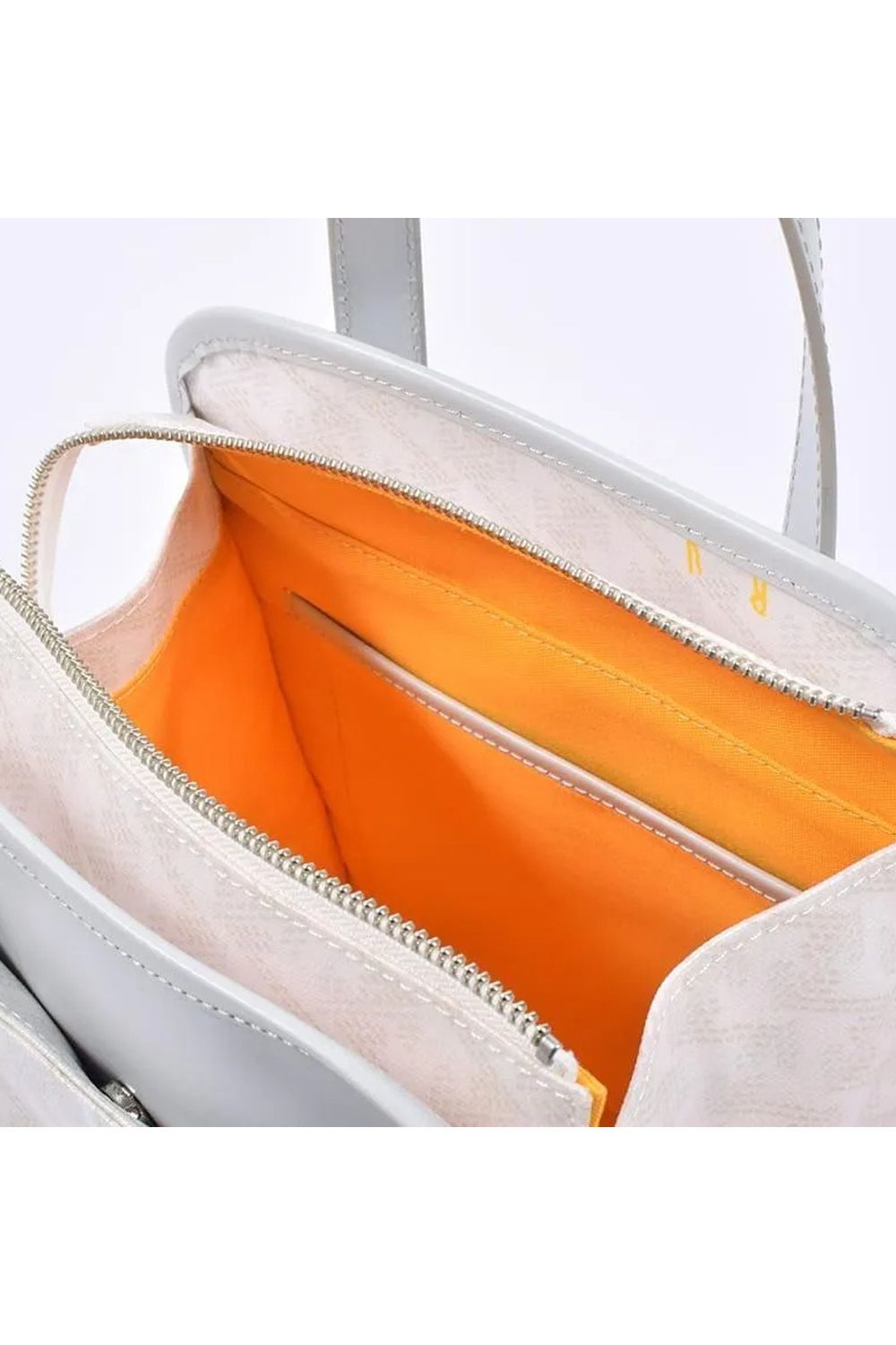 【26SS】 LANIUS TETRA (ラニウス テトラ) / ブランドオリジナルテキスタイル スリム カートバッグ (モノホワイト)*