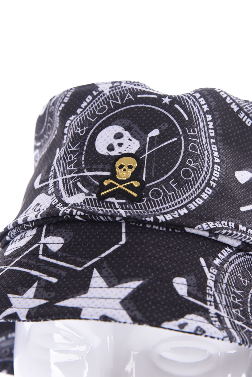 【26SS】 ATLAS VENT BUCKET HAT / アイアンスカルプリント バケットハット (ブラック)